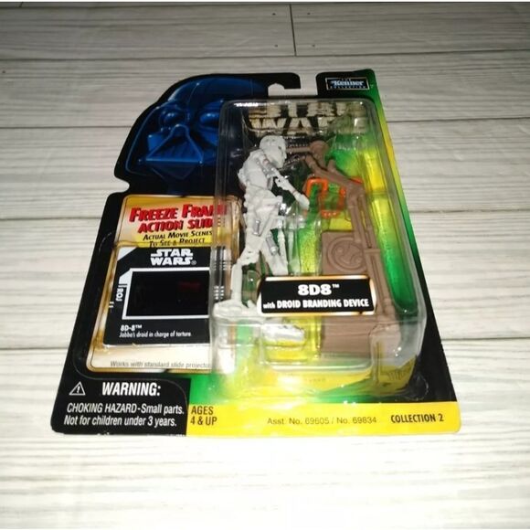 Star Wars The Power Of The Force 8D8 With Droid Branding Device & Freeze Frame - Picture 6 of 8